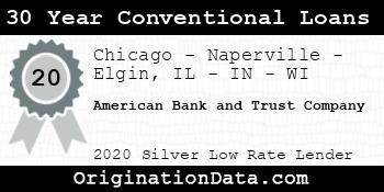 American Bank and Trust Company 30 Year Conventional Loans silver