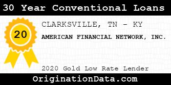 AMERICAN FINANCIAL NETWORK 30 Year Conventional Loans gold