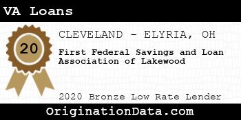 First Federal Savings and Loan Association of Lakewood VA Loans bronze