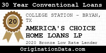 AMERICA'S CHOICE HOME LOANS LP 30 Year Conventional Loans bronze