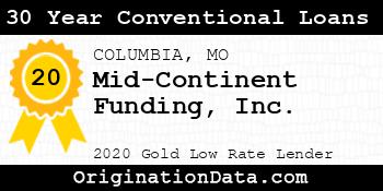 Mid-Continent Funding  30 Year Conventional Loans gold