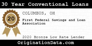 First Federal Savings and Loan Association 30 Year Conventional Loans bronze