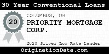 PRIORITY MORTGAGE CORP. 30 Year Conventional Loans silver