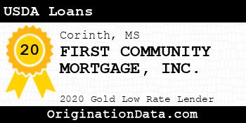 FIRST COMMUNITY MORTGAGE USDA Loans gold