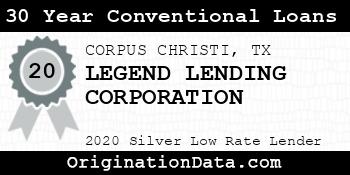 LEGEND LENDING CORPORATION 30 Year Conventional Loans silver