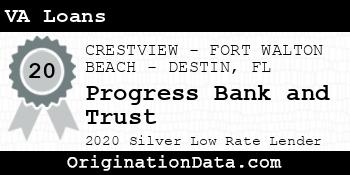 Progress Bank and Trust VA Loans silver