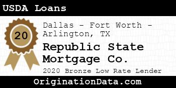 Republic State Mortgage Co. USDA Loans bronze