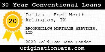 BROOKHOLLOW MORTGAGE SERVICES LTD 30 Year Conventional Loans gold