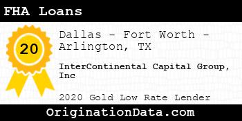 InterContinental Capital Group Inc FHA Loans gold