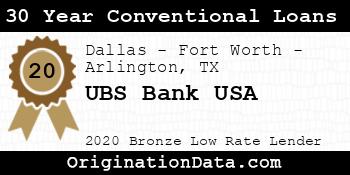 UBS Bank USA 30 Year Conventional Loans bronze