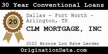 CLM MORTGAGE INC 30 Year Conventional Loans bronze