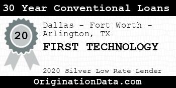FIRST TECHNOLOGY 30 Year Conventional Loans silver