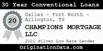 CHAMPIONS MORTGAGE 30 Year Conventional Loans silver