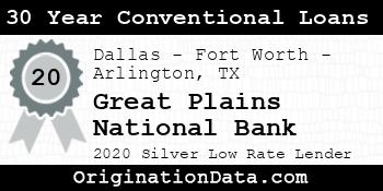 Great Plains National Bank 30 Year Conventional Loans silver