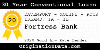 Fortress Bank 30 Year Conventional Loans gold