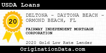 FAIRWAY INDEPENDENT MORTGAGE CORPORATION USDA Loans gold