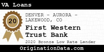 First Western Trust Bank VA Loans bronze