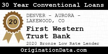 First Western Trust Bank 30 Year Conventional Loans bronze