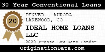 IDEAL HOME LOANS 30 Year Conventional Loans bronze