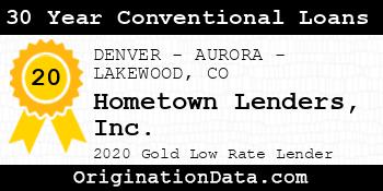 Hometown Lenders  30 Year Conventional Loans gold