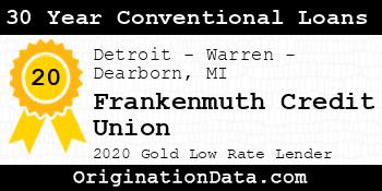 Frankenmuth Credit Union 30 Year Conventional Loans gold