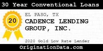 CADENCE LENDING GROUP 30 Year Conventional Loans gold