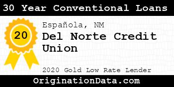 Del Norte Credit Union 30 Year Conventional Loans gold