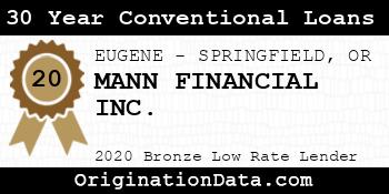 MANN FINANCIAL 30 Year Conventional Loans bronze