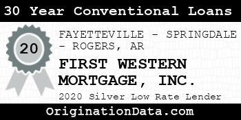FIRST WESTERN MORTGAGE 30 Year Conventional Loans silver