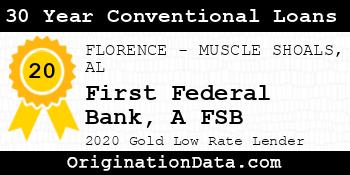 First Federal Bank A FSB 30 Year Conventional Loans gold