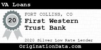 First Western Trust Bank VA Loans silver