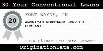 AMERICAN MORTGAGE SERVICE COMPANY 30 Year Conventional Loans silver