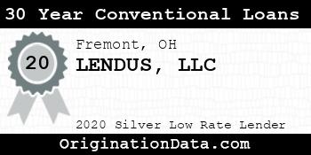 LENDUS 30 Year Conventional Loans silver