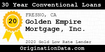 Golden Empire Mortgage 30 Year Conventional Loans gold