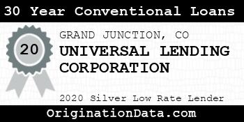 UNIVERSAL LENDING CORPORATION 30 Year Conventional Loans silver