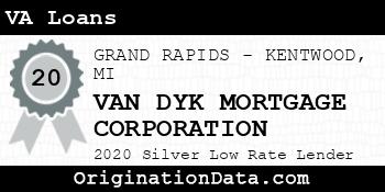 VAN DYK MORTGAGE CORPORATION VA Loans silver