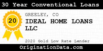 IDEAL HOME LOANS 30 Year Conventional Loans gold