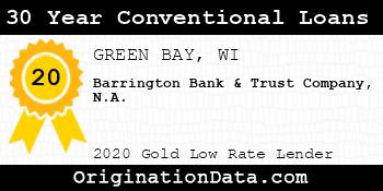 Barrington Bank & Trust Company N.A. 30 Year Conventional Loans gold