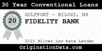 FIDELITY BANK 30 Year Conventional Loans silver