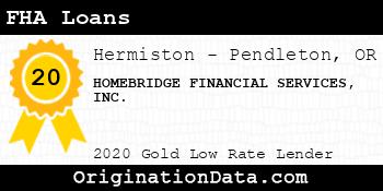 HOMEBRIDGE FINANCIAL SERVICES FHA Loans gold