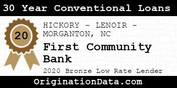 First Community Bank 30 Year Conventional Loans bronze