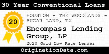 Encompass Lending Group LP 30 Year Conventional Loans gold