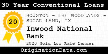 Inwood National Bank 30 Year Conventional Loans gold