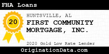 FIRST COMMUNITY MORTGAGE  FHA Loans gold
