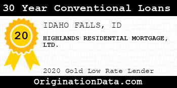 HIGHLANDS RESIDENTIAL MORTGAGE LTD. 30 Year Conventional Loans gold