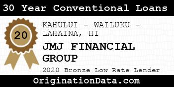 JMJ FINANCIAL GROUP 30 Year Conventional Loans bronze