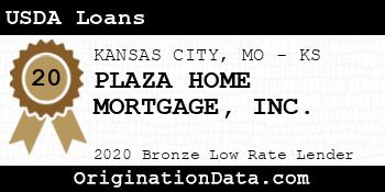 PLAZA HOME MORTGAGE USDA Loans bronze