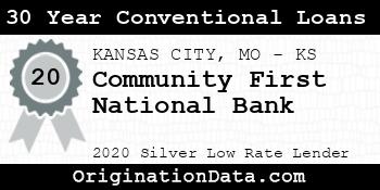 Community First National Bank 30 Year Conventional Loans silver