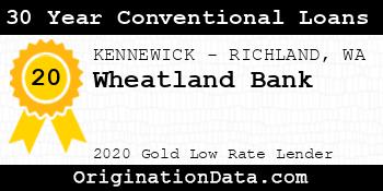 Wheatland Bank 30 Year Conventional Loans gold