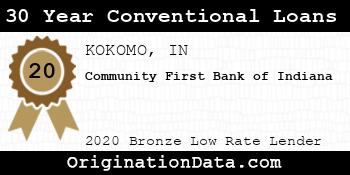 Community First Bank of Indiana 30 Year Conventional Loans bronze